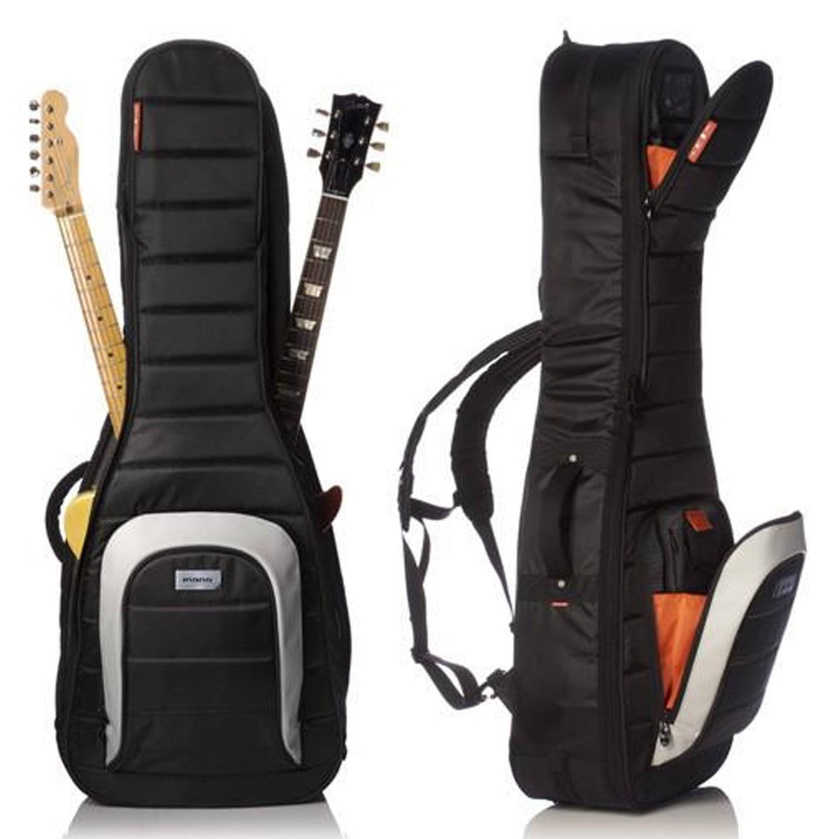 Jet Black Dual Electric Guitar Case J9755