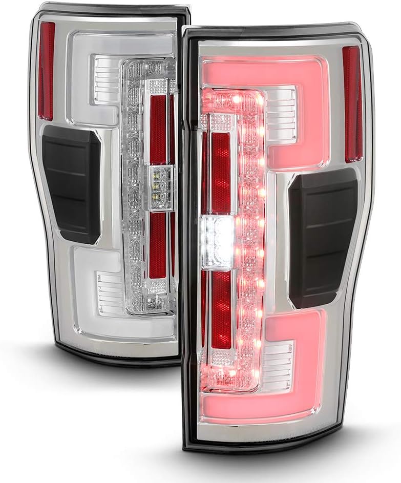 Black LED Tail Lights Driver+Passenger Side X88091