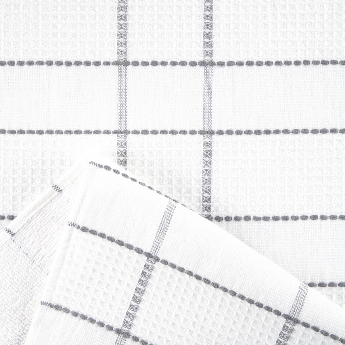 Grey Waffle Kitchen Towel Set 6-Pack Y279645