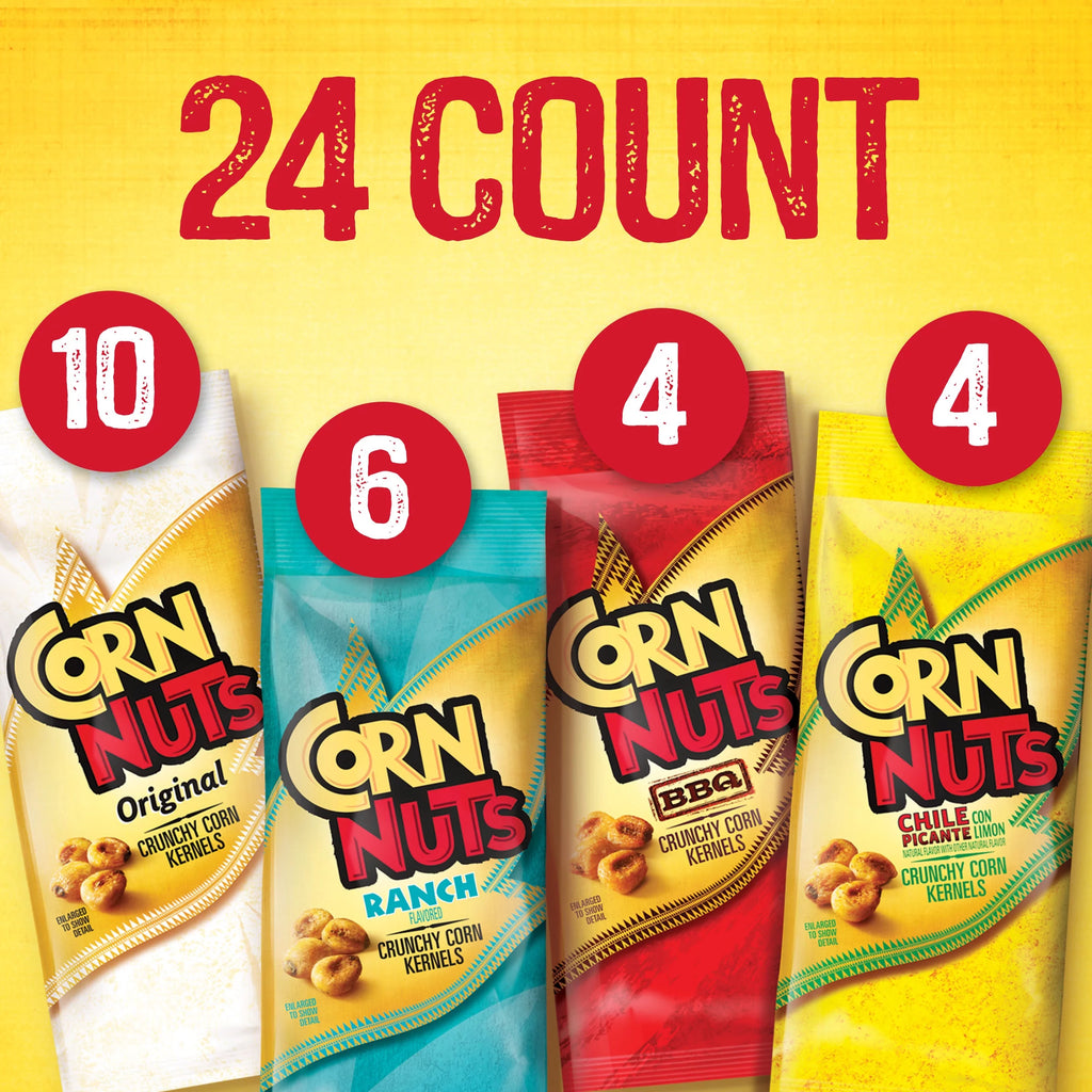 Crunchy Corn Kernels Variety Pack, 24 ct, 1.7 oz Packs V57228