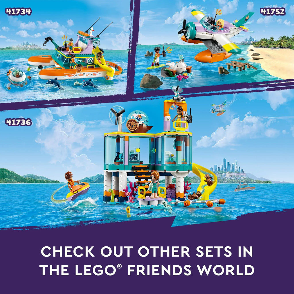 Sea Rescue Center Building Toy with 3 Mini-Dolls T724369