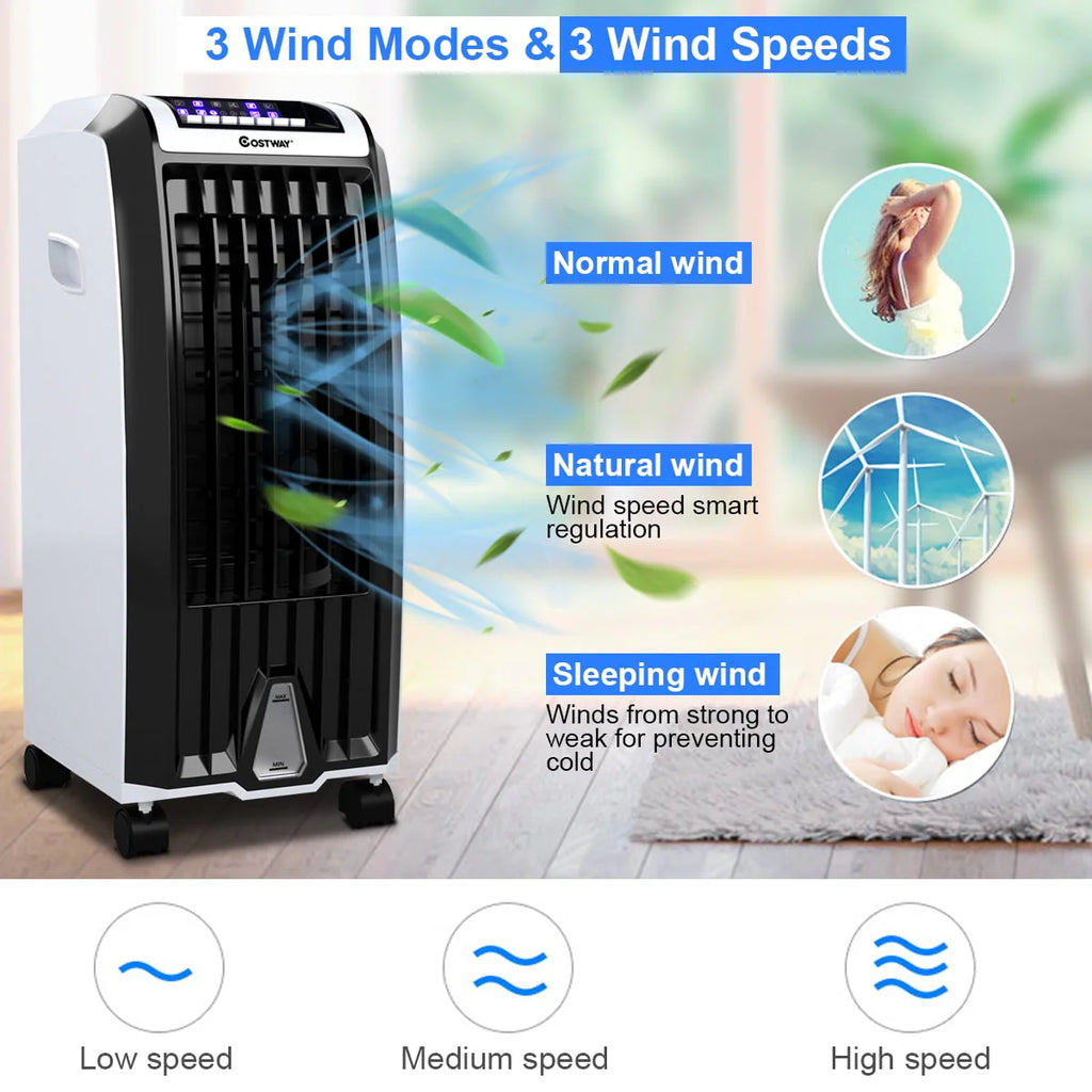 Portable Evaporative Cooler Fan with Remote Control L561372