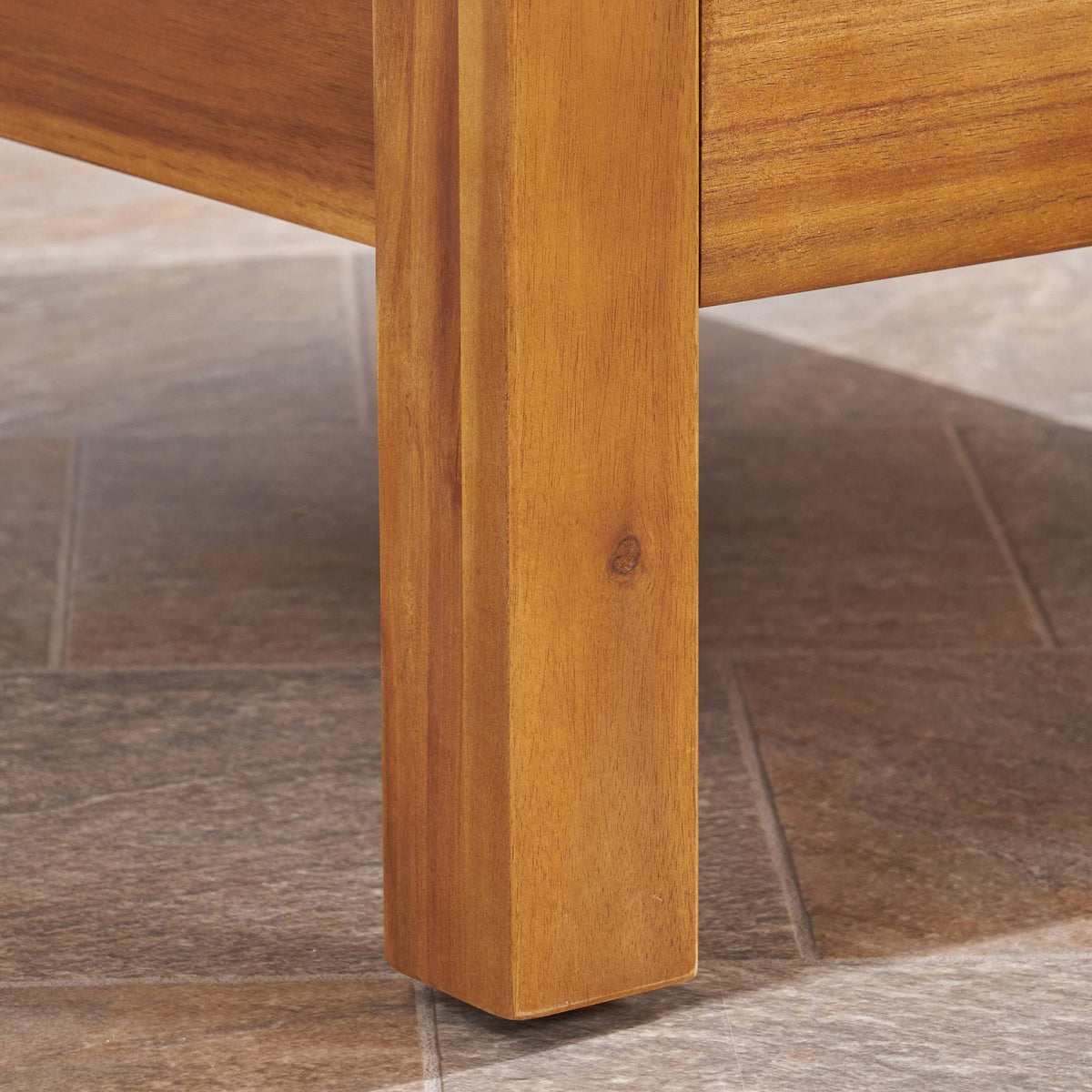 Acacia Wood Club Chair O9836