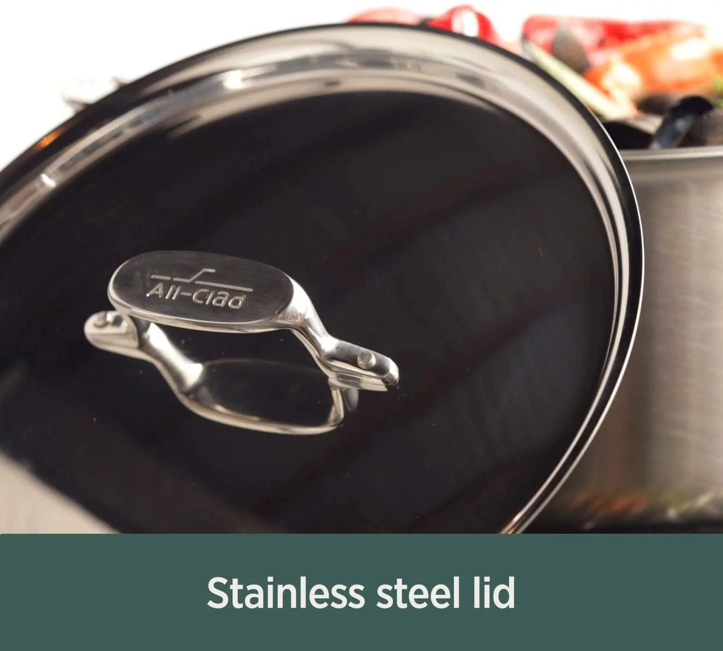 5-Ply Brushed Stainless Steel Cookware Set 14 Piece U892