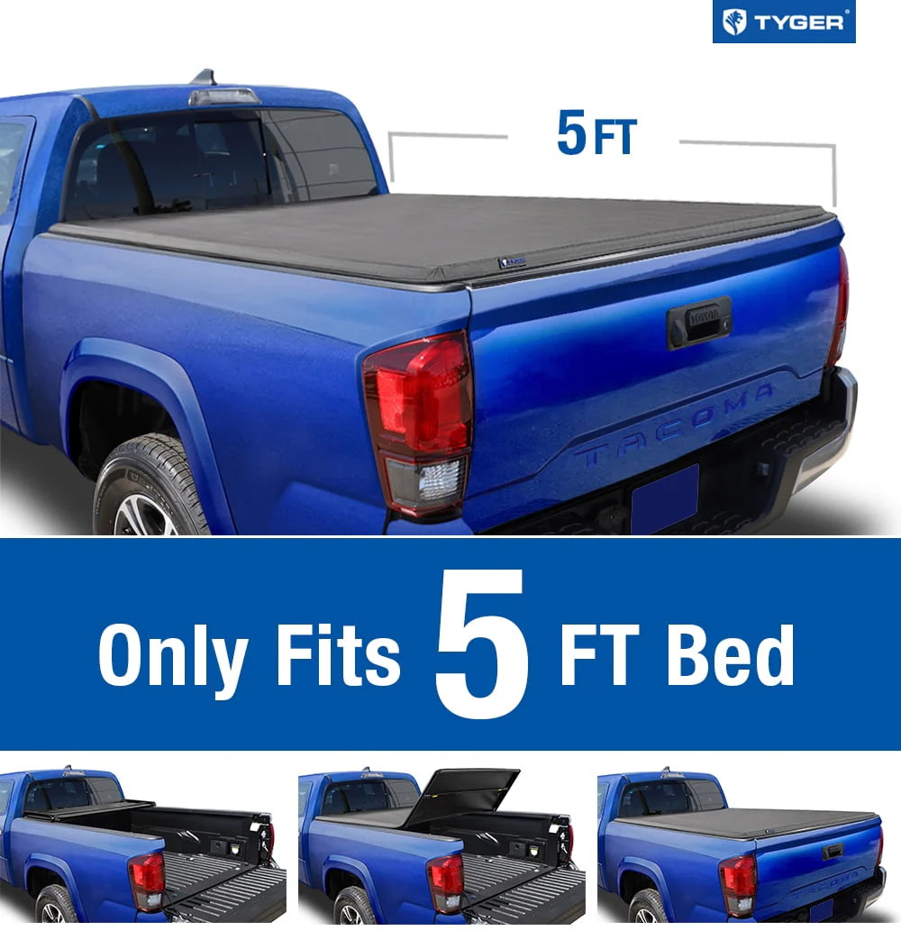 Soft Tri-fold Truck Bed Tonneau Cover H4626