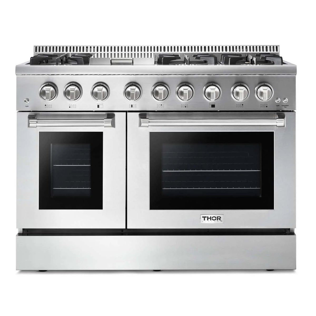 48 in. Natural Gas Range with Electric Oven, Stainless Steel S445491