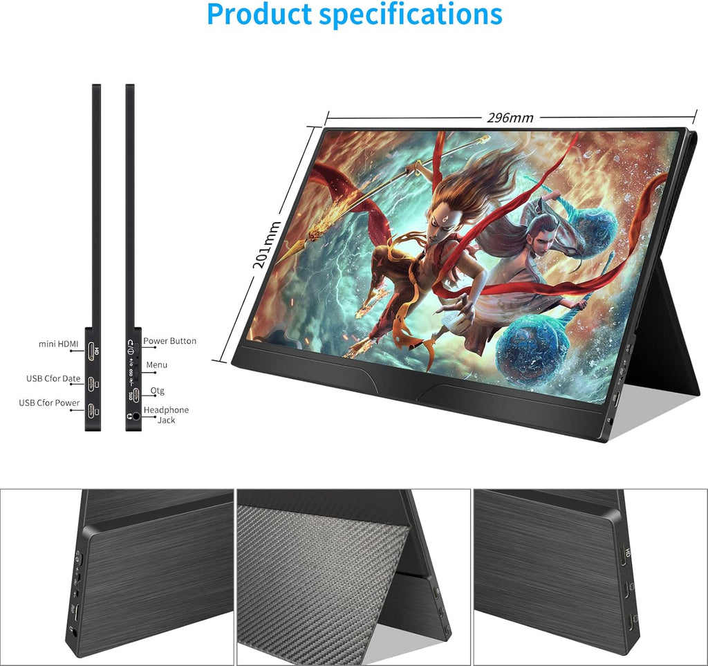 13.3 inch 2K IPS Portable Monitor N902