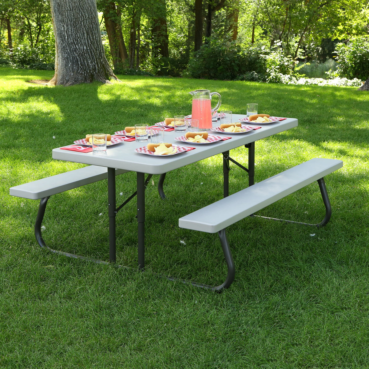 6 ft. Picnic Table Set of 10 N4245