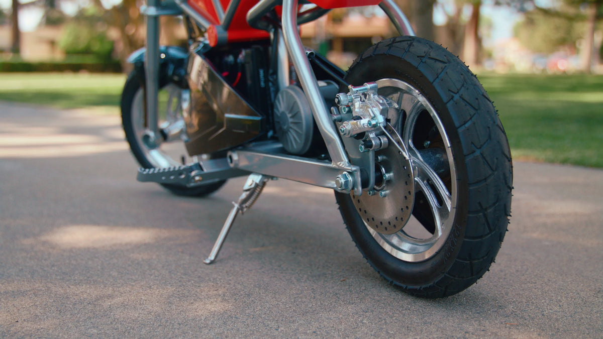 Black/Red 24V Electric Motor Bike T158