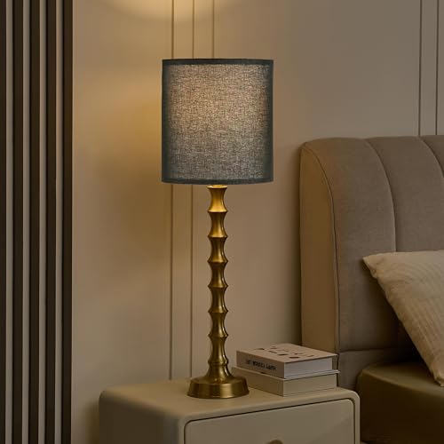 30.5" Rustic Table Lamps Set of 2 with Linen Oatmeal Lampshade S927726