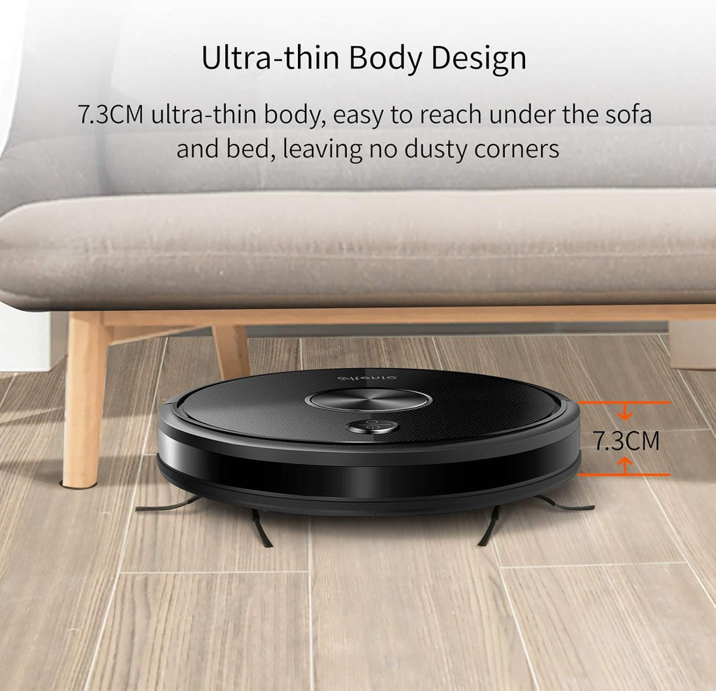 Robot Vacuum Cleaner and Mop, 3000Pa Suction, 150Mins Runtime S522