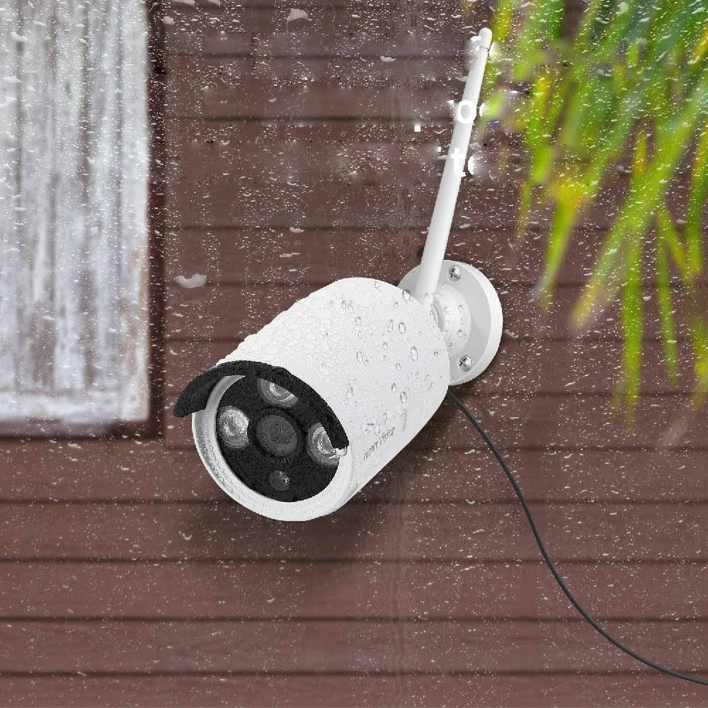1080p Wireless Security Camera System with 12 inch LCD Monitor X682