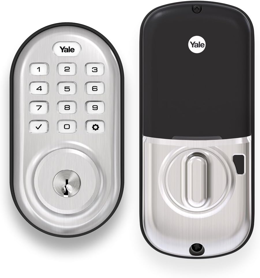 Push Button Deadbolt in Satin Nickel L844443
