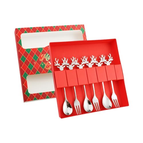 Christmas Stainless Steel Spoons Forks Set K4589