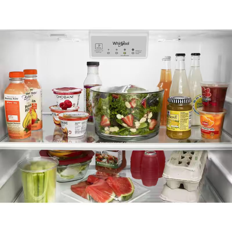 Black Top Freezer Refrigerator U194