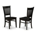 Black Wood Dining Chairs Set of 2 V918542