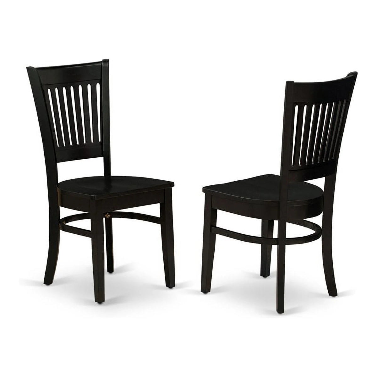 Black Wood Dining Chairs Set of 2 V918542