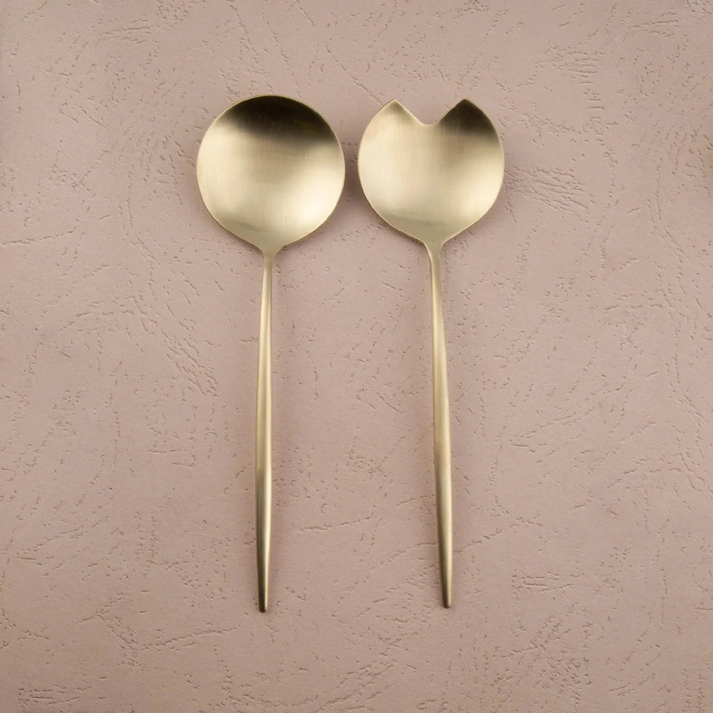 Champagne Satin 2-Piece Hostess Set R36920