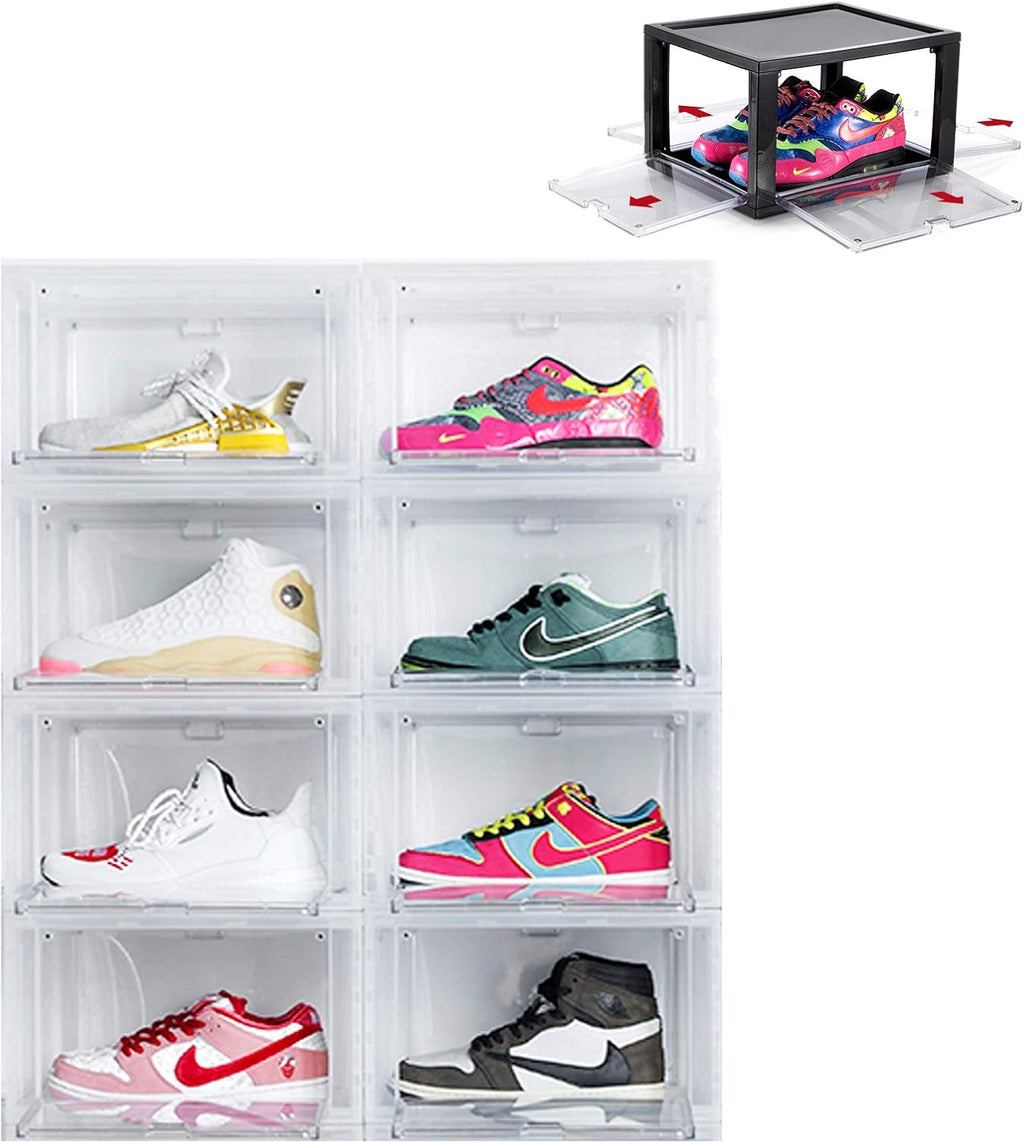Stackable Plastic Shoe Box Organizer Y272023