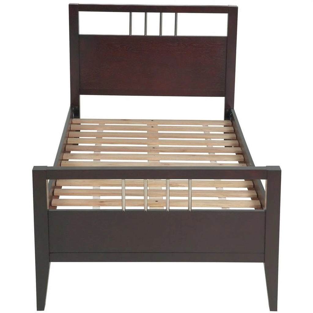 California King Solid Wood Panel Platform Bed C12783