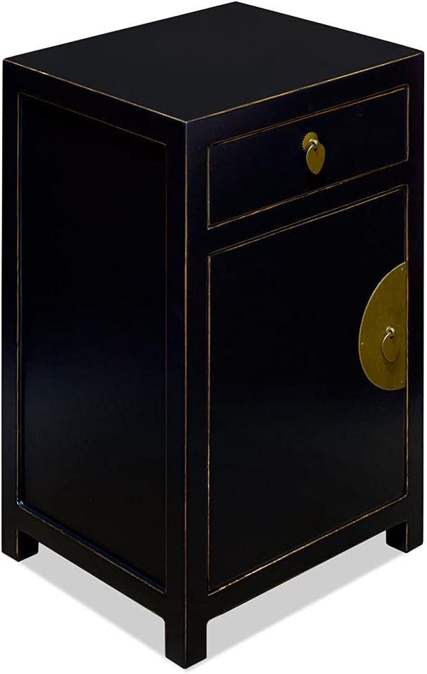 Chinese Elmwood Night Stand Cabinet D6758