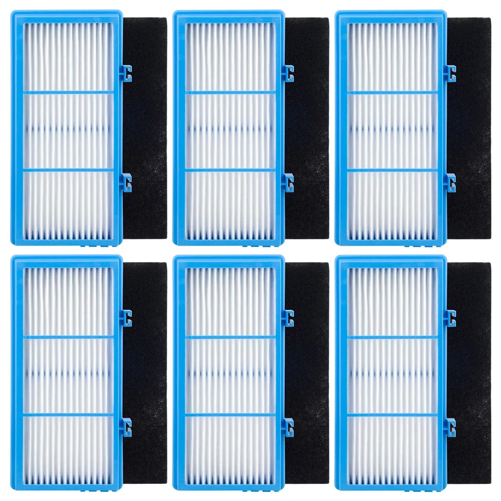 6 Pack HEPA Filters and Carbon Booster Sheets Replacement Parts J6853