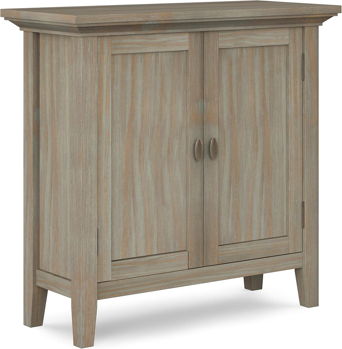 32 inch Wide Rustic Low Storage Cabinet with 2 Doors V5633