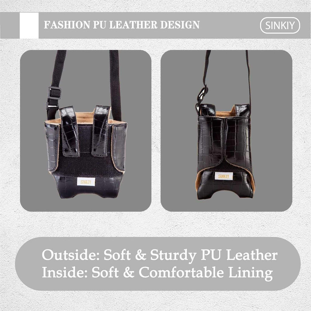 Bearded Dragon Sling Carrier Leather Reptile Pouch M6722