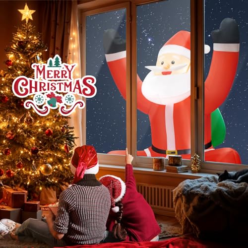 Inflatable Hanging Santa with Bright LEDs A85307