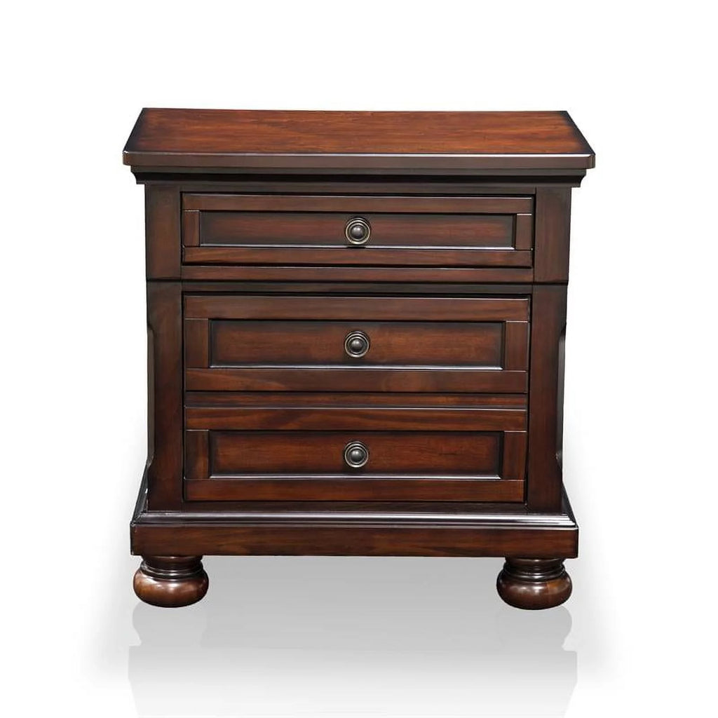 Dark Cherry Solid Wood Bedroom Set S17255