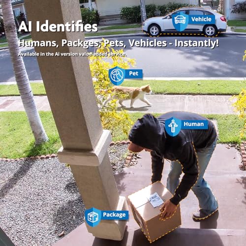 2K Pan/Tilt Indoor WiFi Security Camera I896858