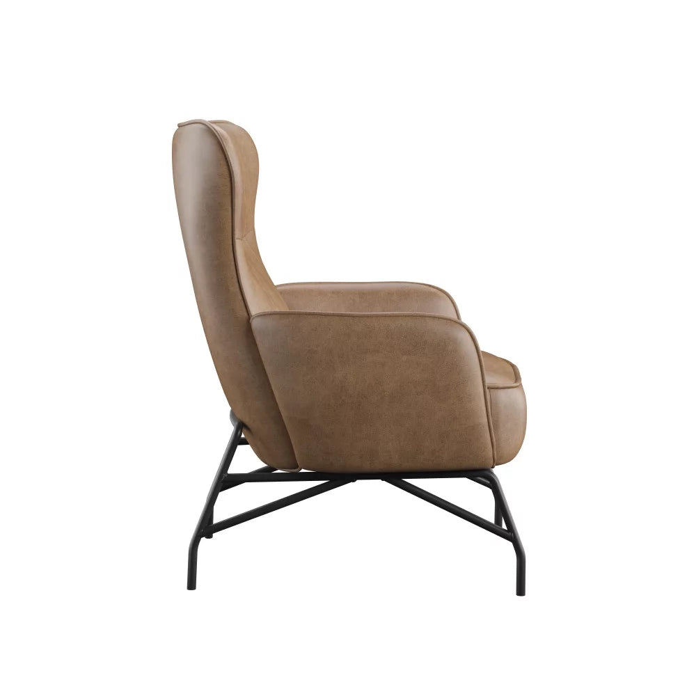 Yellow 27" Accent Chair with Metal Base I793