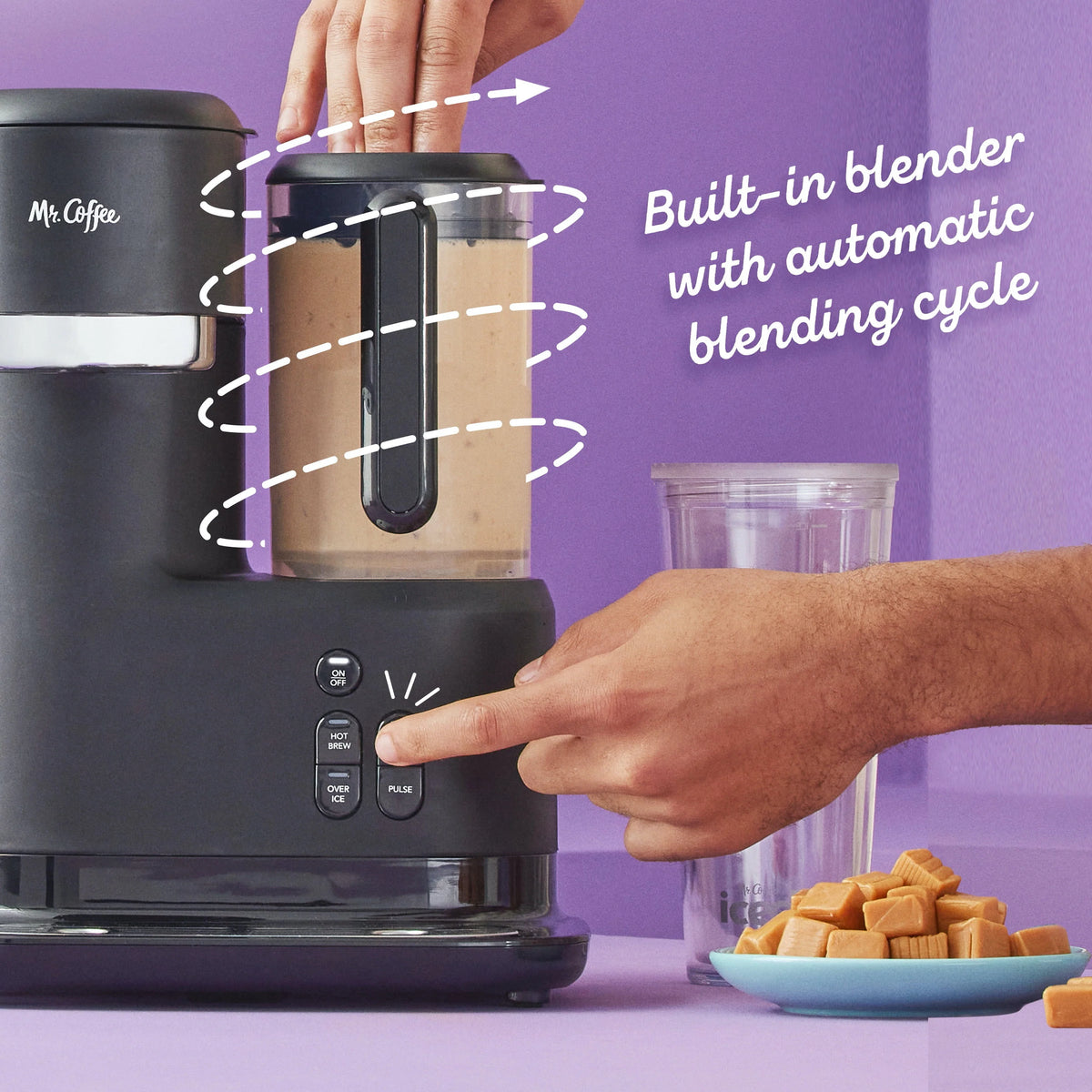 Single Serve Iced Coffee Maker with Blender L337866