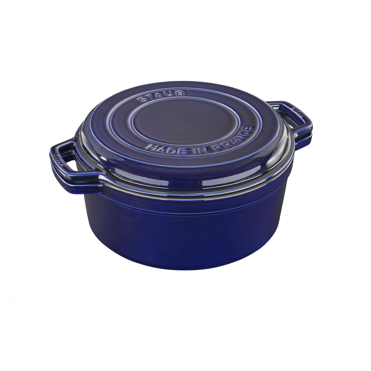 Cast Iron 7 Qt Braise & Grill Dark Blue X2117