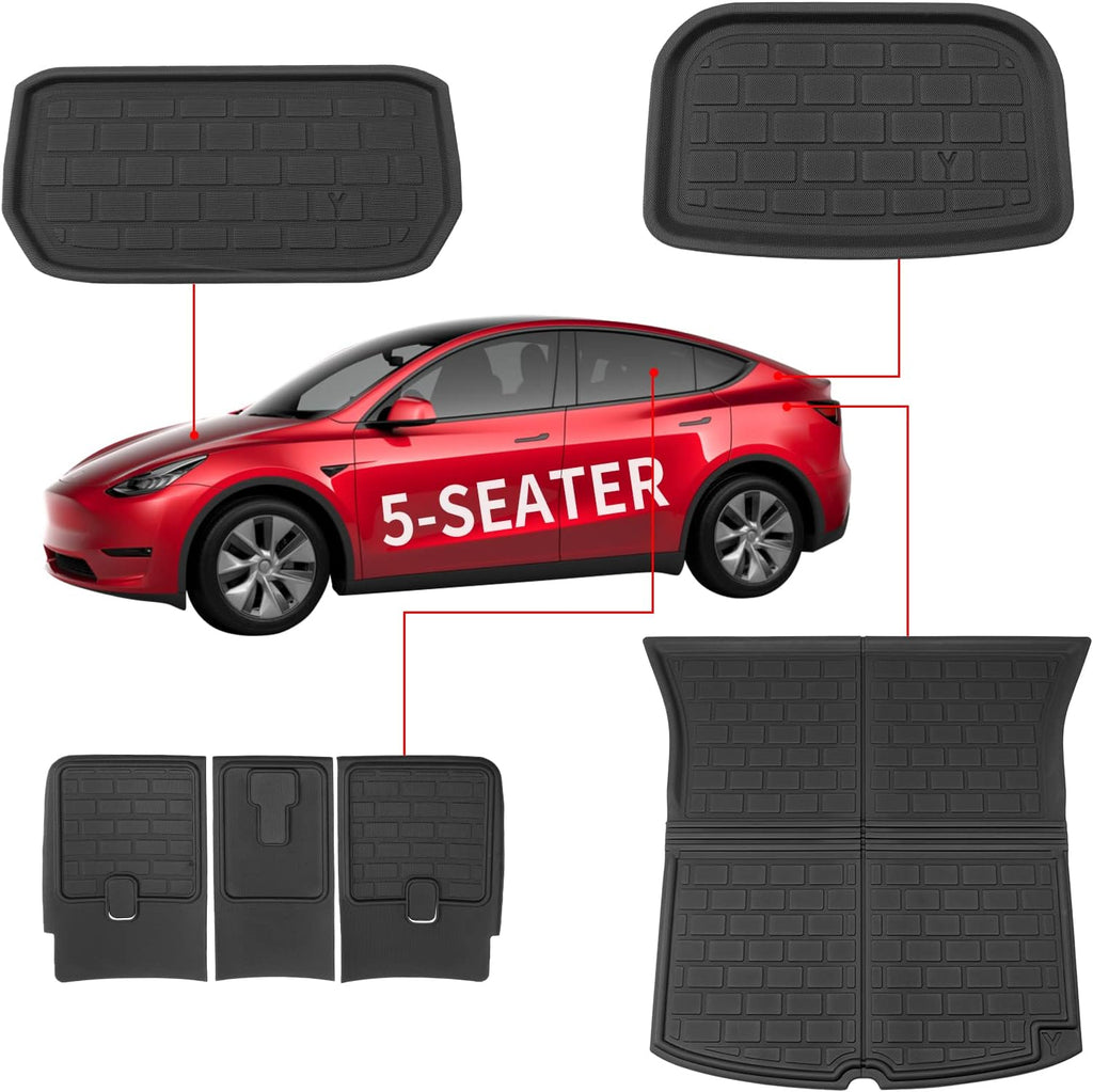 3D TPR Trunk Mats Set of 6 A643