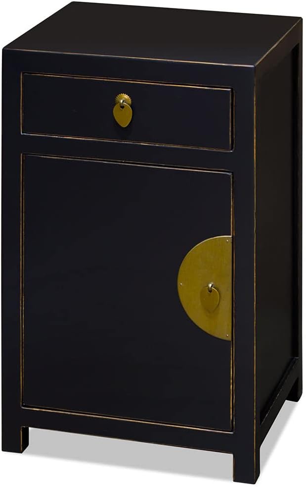 Chinese Elmwood Night Stand Cabinet D6758