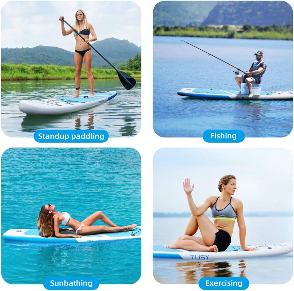 10' Inflatable Stand Up Paddleboard with Carry Bag K5112
