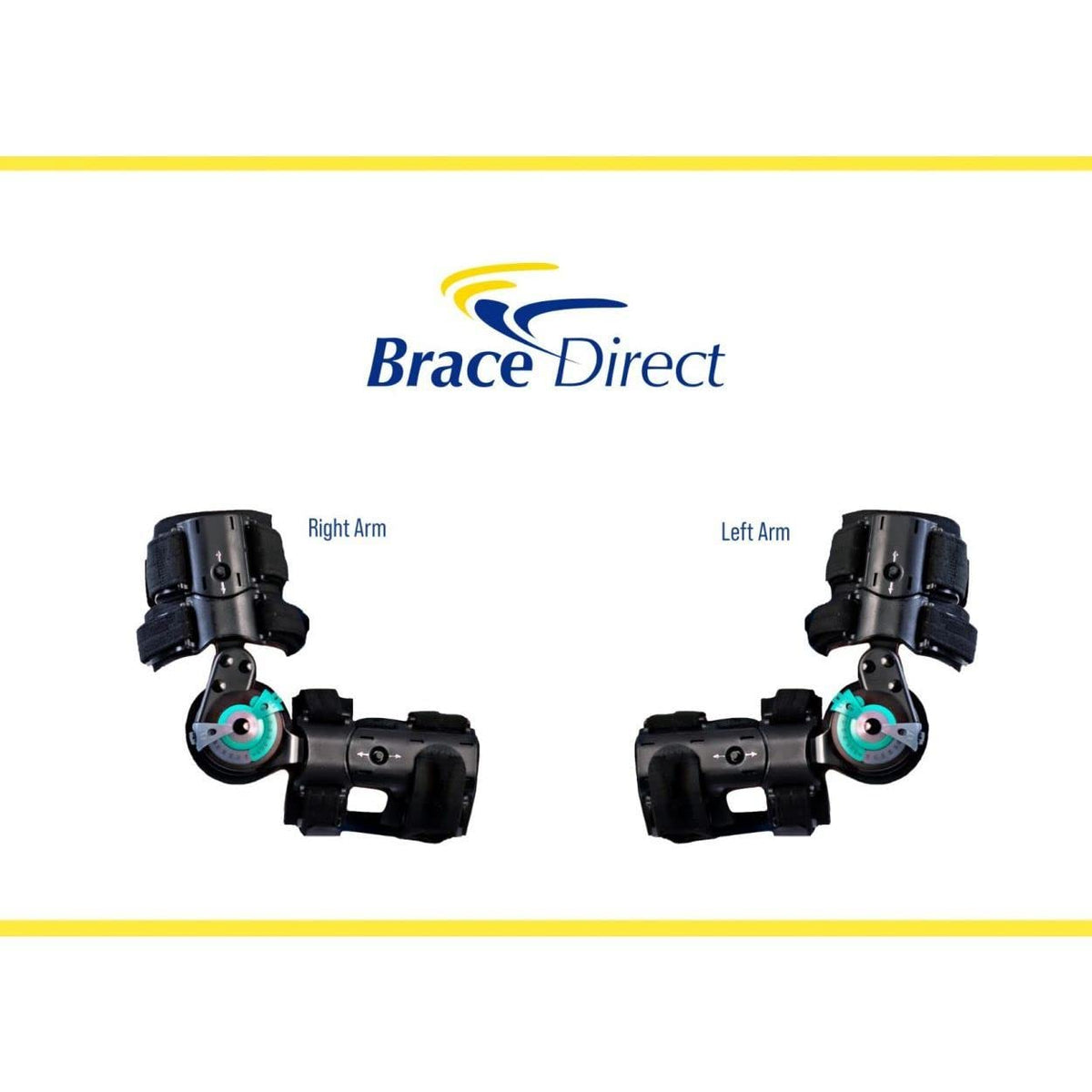 Adjustable Hinged Elbow Brace with Shoulder Sling Pack of 2 F72526