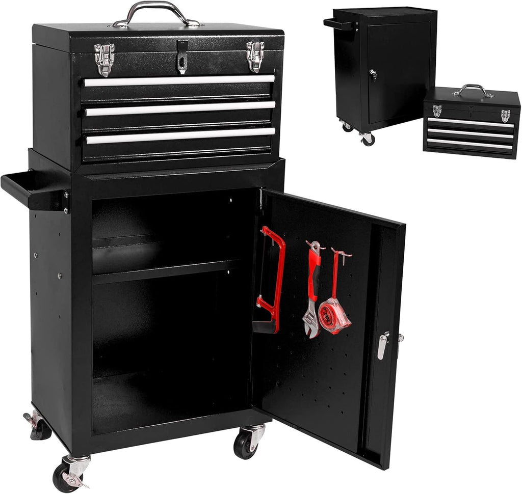 3 Drawer Rolling Metal Tool Chest L762