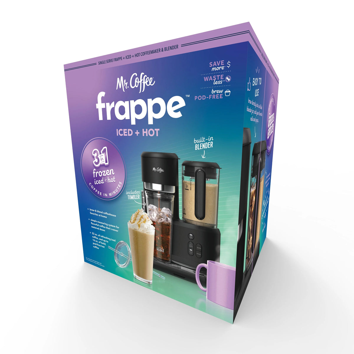 Single Serve Iced Coffee Maker with Blender L337866