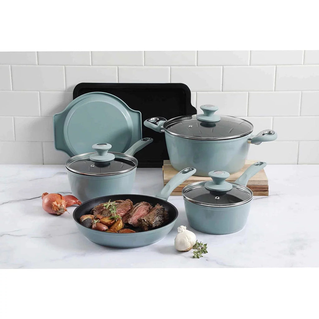 12 Piece Aluminum Non Stick Cookware Set W4625