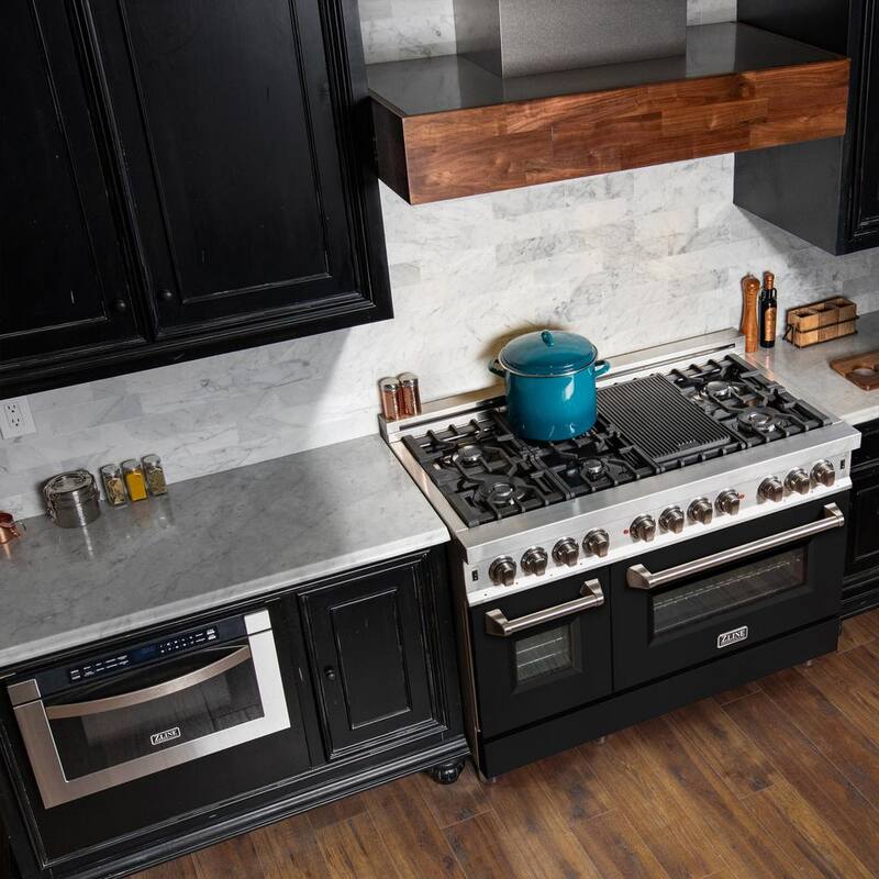 7 Burner Double Oven Dual Fuel Range Stainless Steel X220