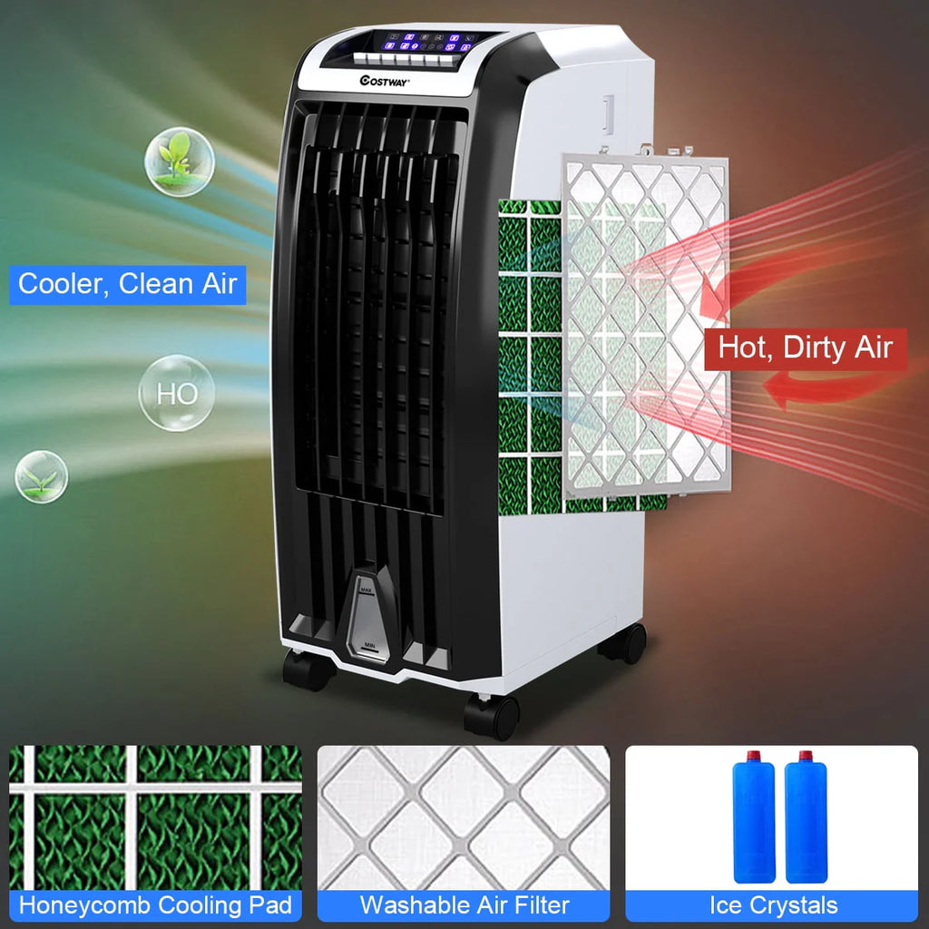 Portable Evaporative Cooler Fan with Remote Control L561372