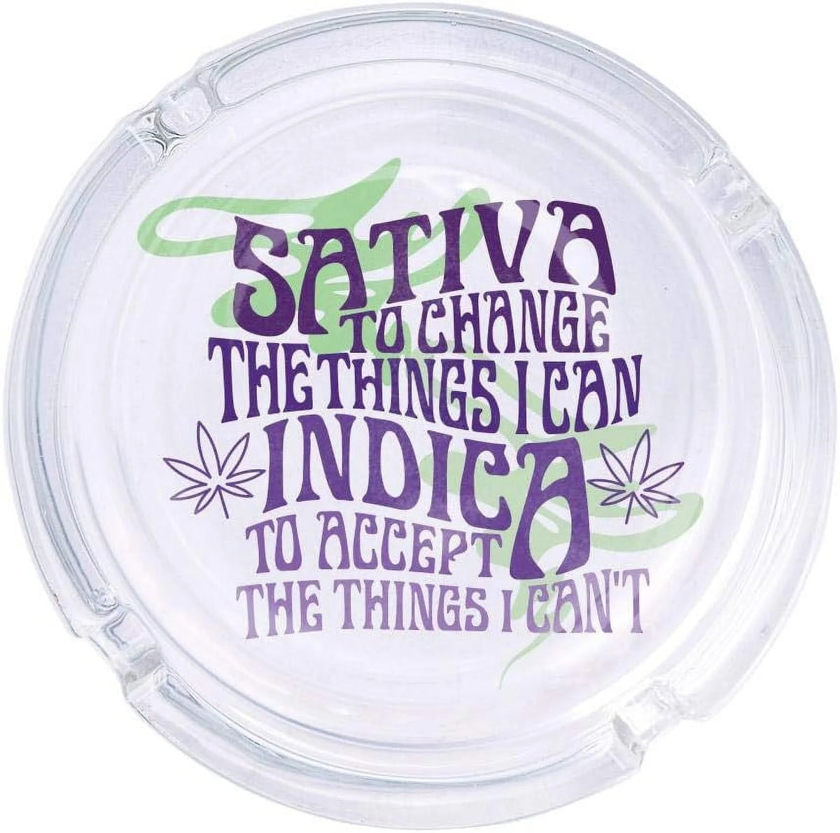 Round Glass Ashray 4.25" R778