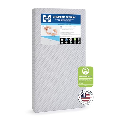 Breathable Crib Mattress, 2 Stage, 52x28 E4561