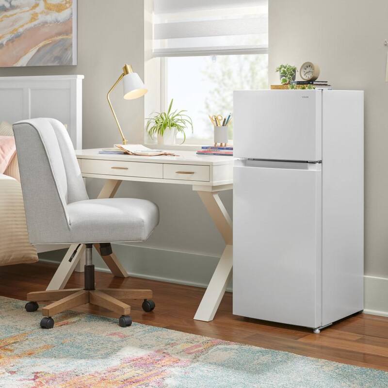 White 4.5 cu. ft. 2-Door Mini Refrigerator with Freezer U6023