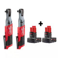 12V Cordless Brushless Ratchet with Two 3.0 Ah Batteries A8903