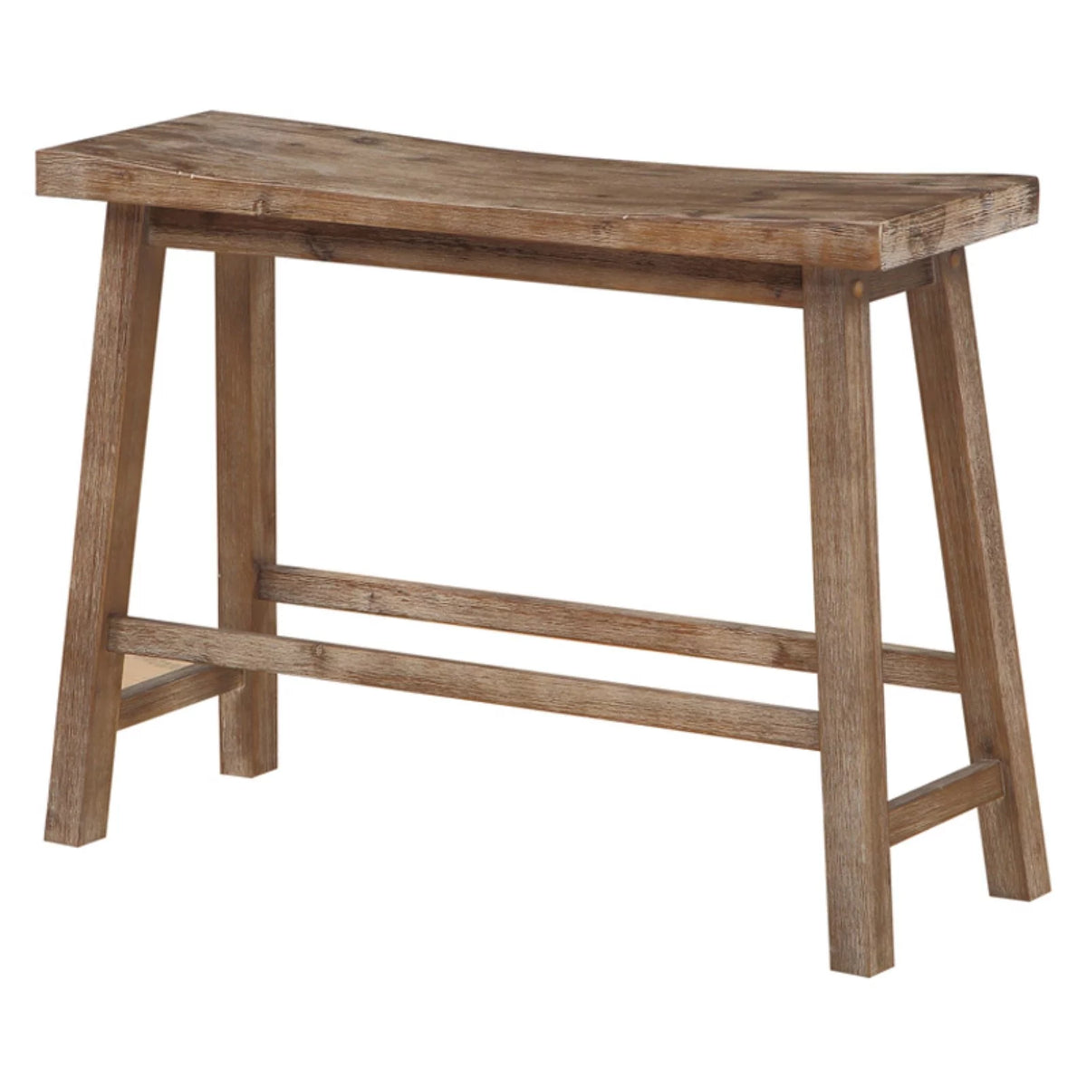 24in. Backless Wood Dining Bench F3085