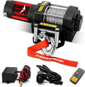 12V 4500LBS Electric Steel Cable ATV Winch Kit J615