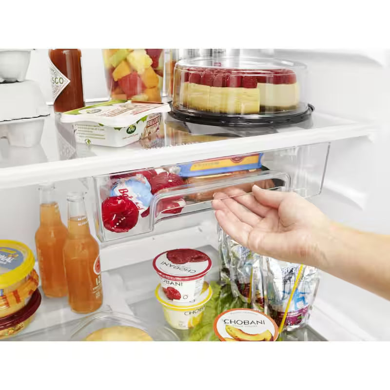 Black Top Freezer Refrigerator U194